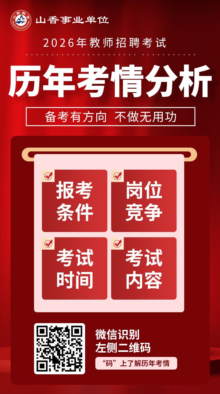 招教：历年考情分析